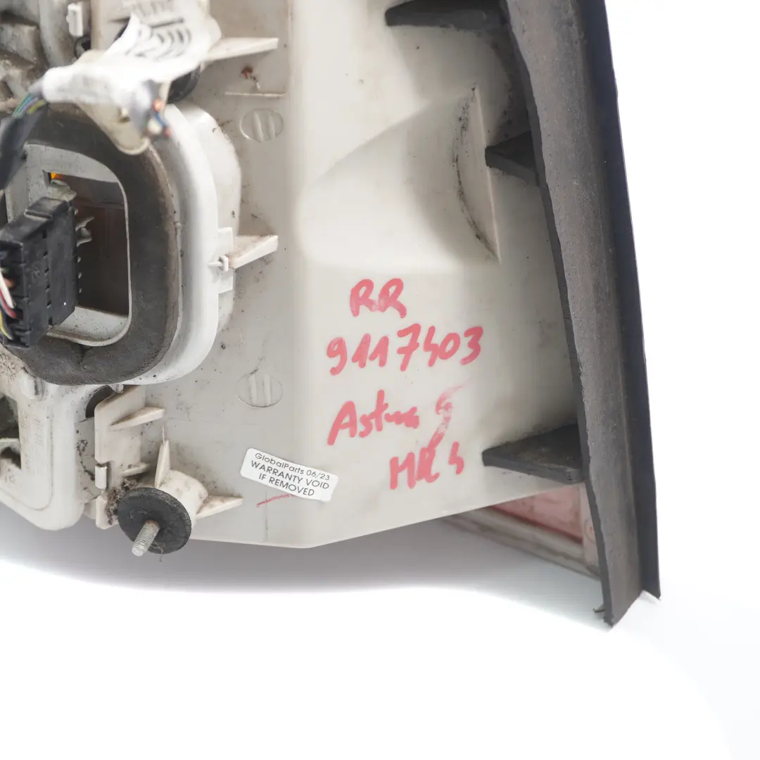 Opel Astra G MK4 Rücklicht Lampe Seitenwand rechts Rück licht - SKU 9117403 - Teilenummer 9117403