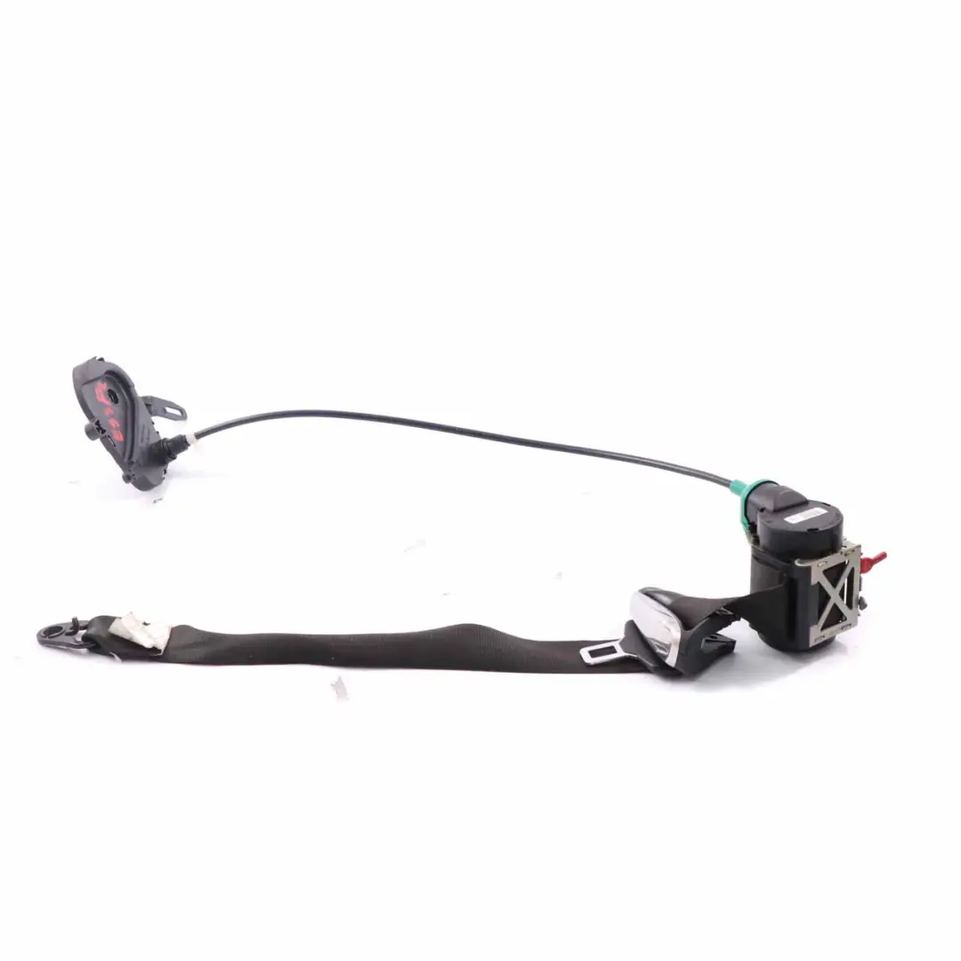 BMW E93 Upper Safety Seat Belt Front Right O/S Seatbelt Black - SKU 9117654-1 - Part number 9117654