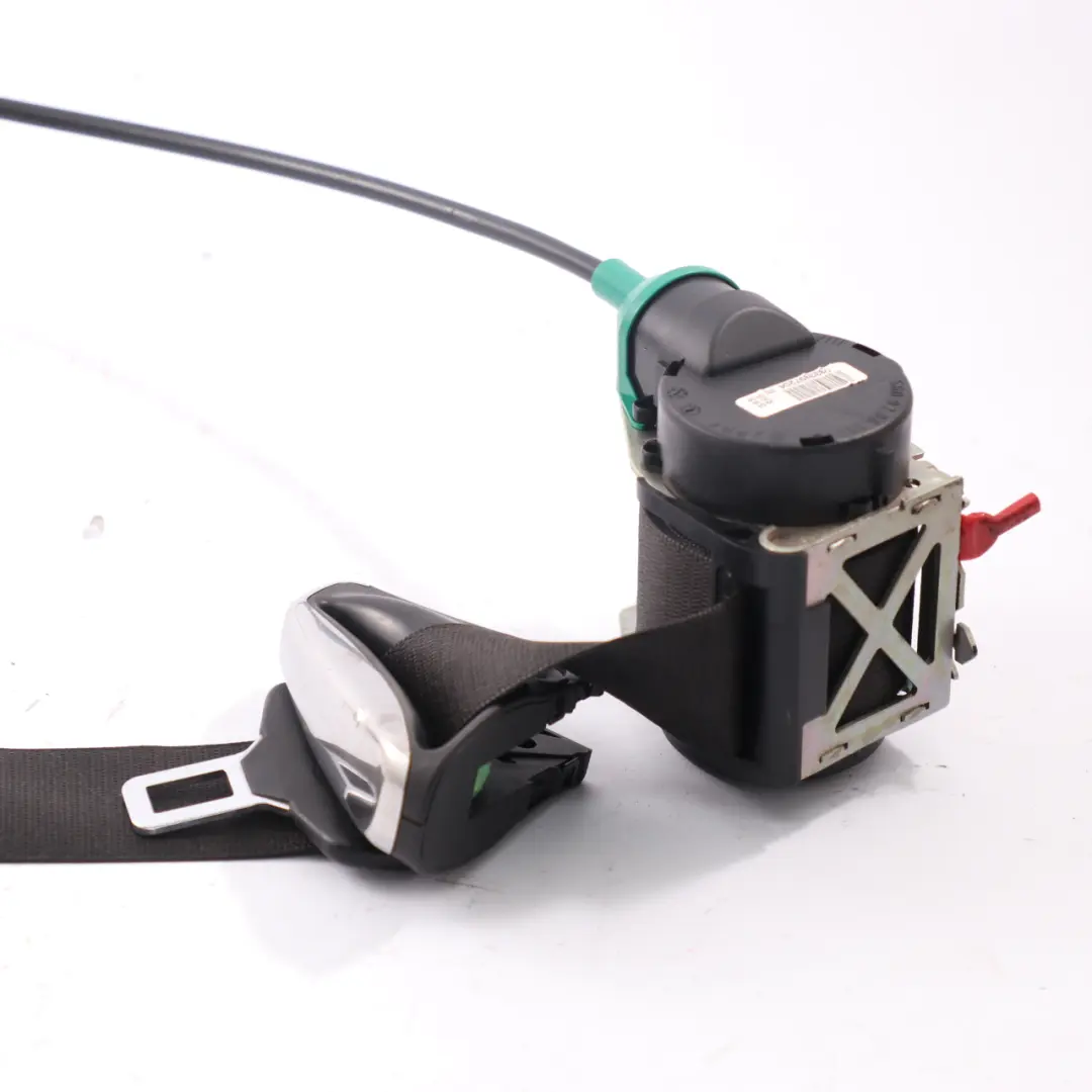 BMW E93 Upper Safety Seat Belt Front Right O/S Seatbelt Black - SKU 9117654-1 - Part number 9117654