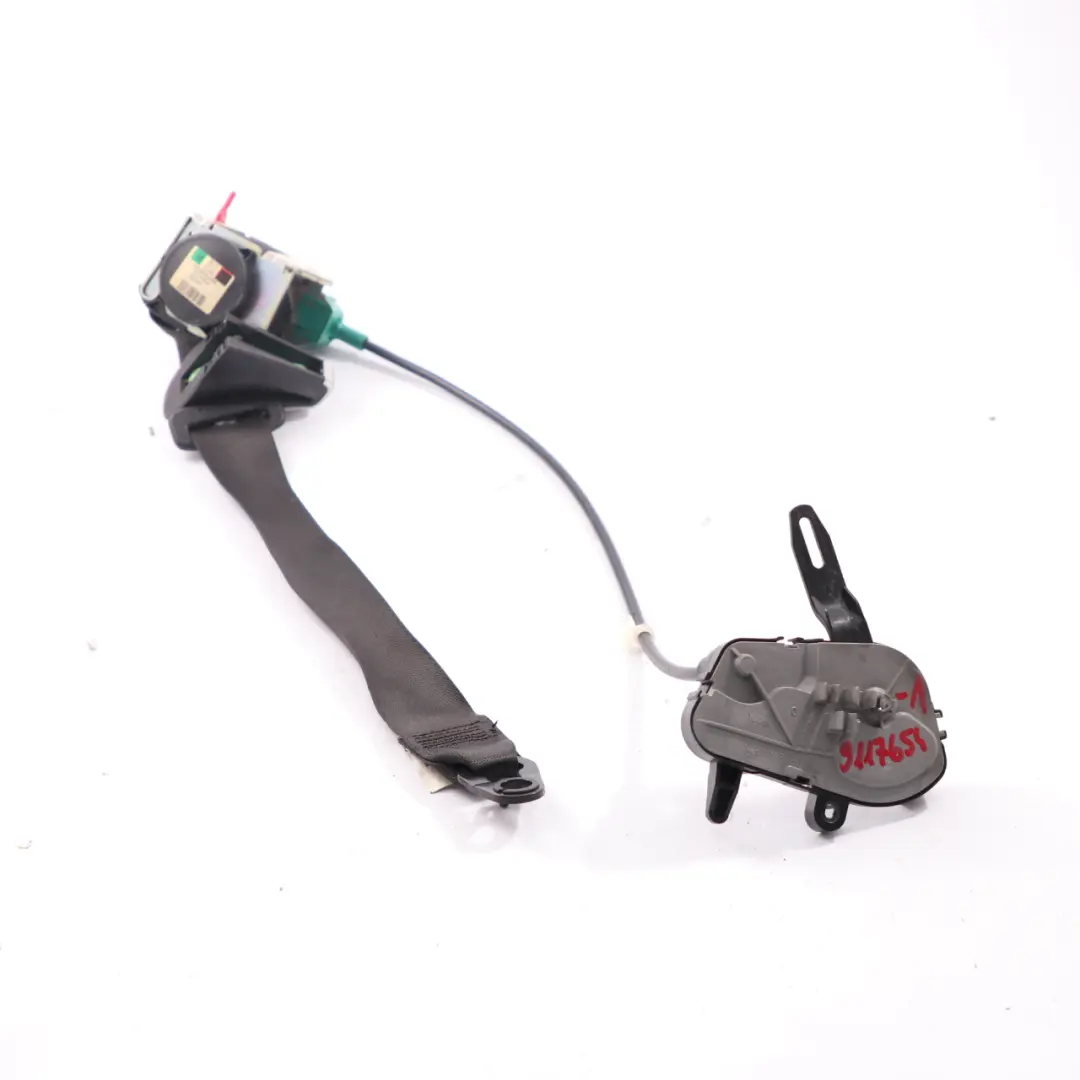 BMW E93 Upper Safety Seat Belt Front Right O/S Seatbelt Black - SKU 9117654-1 - Part number 9117654
