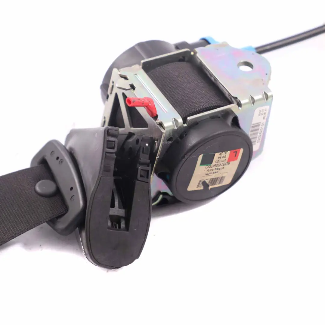 BMW E93 Cabrio Sicherheitsgurt Oberer Sitz hinten links Schwarz - SKU 9117655-1 - Teilenummer 9117655