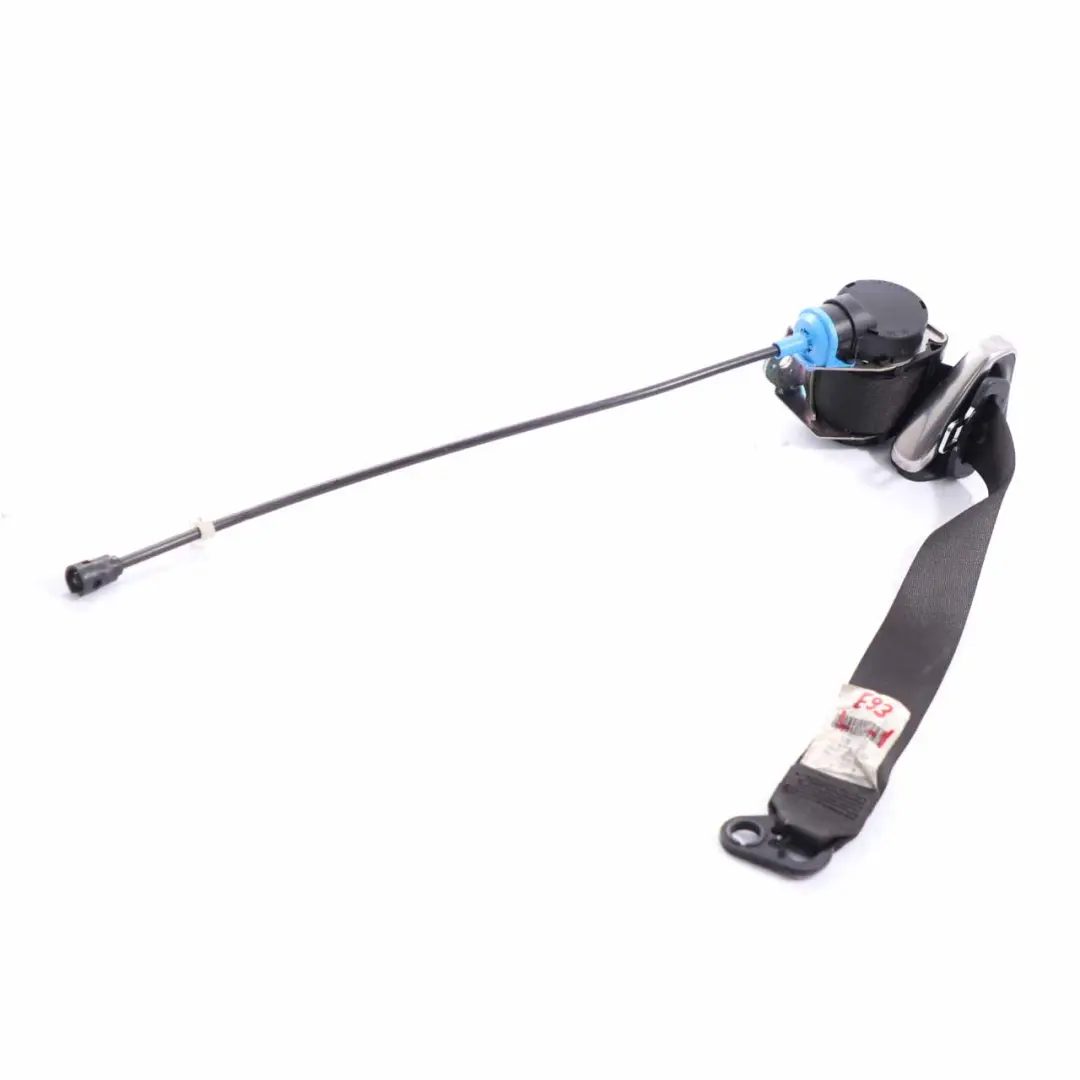 BMW E93 Cabrio Sicherheitsgurt Oberer Sitz hinten links Schwarz - SKU 9117655-1 - Teilenummer 9117655