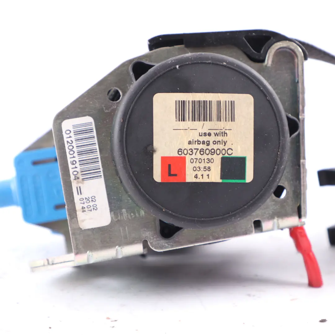 BMW E93 Cabrio Sicherheitsgurt Oberer Sitz Vorne Links Schwarz Black - SKU 9117655 - Teilenummer 9117655