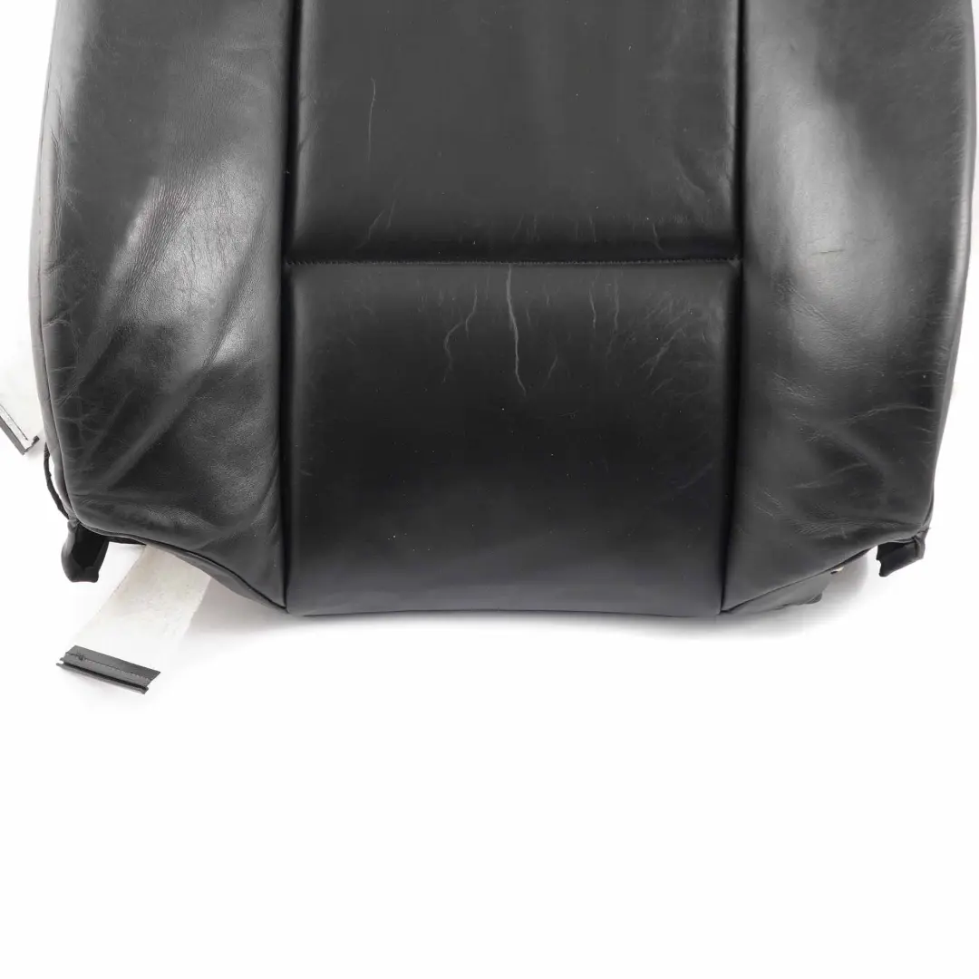 Front Seat Backrest BMW E93 Front Right O/S Heated Cover Black Leather - SKU 9117710 - Part number 9117710