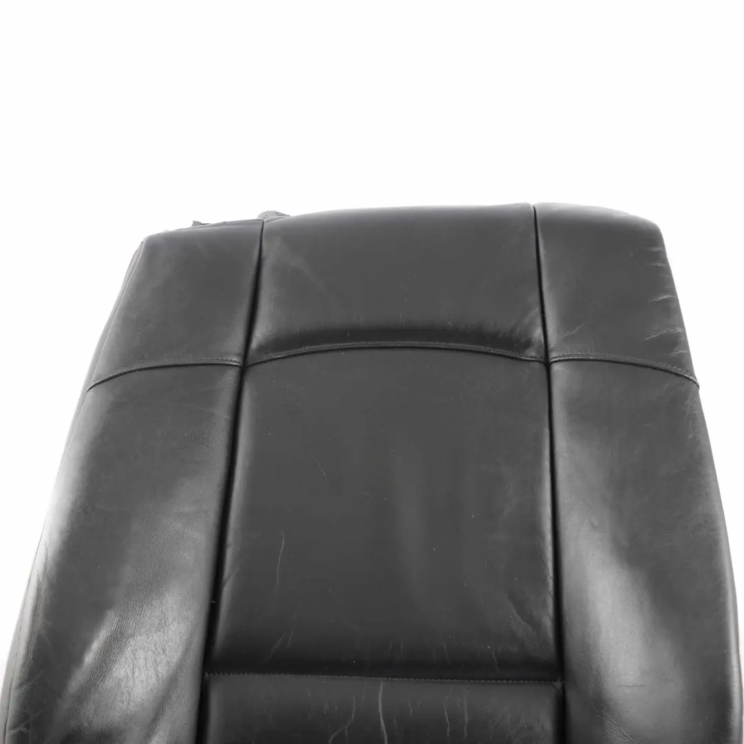  Front Seat Backrest BMW E93 Front Right O/S Heated Cover Black Leather - SKU 9117710 - Part number 9117710