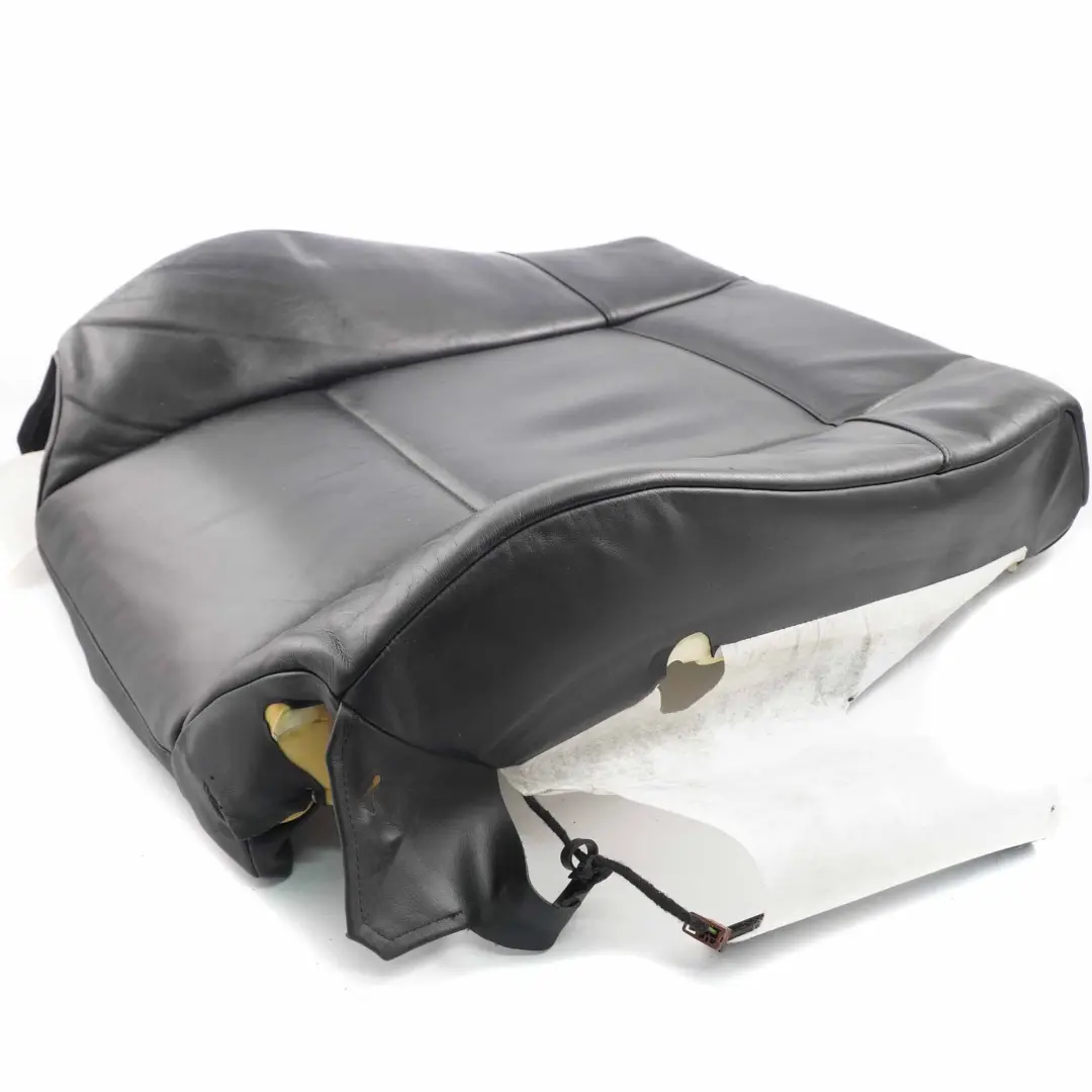 BMW E93 Schienale Sedile Anteriore Destro Riscaldato Cover Pelle Nera - SKU 9117710 - Numero di parte 9117710