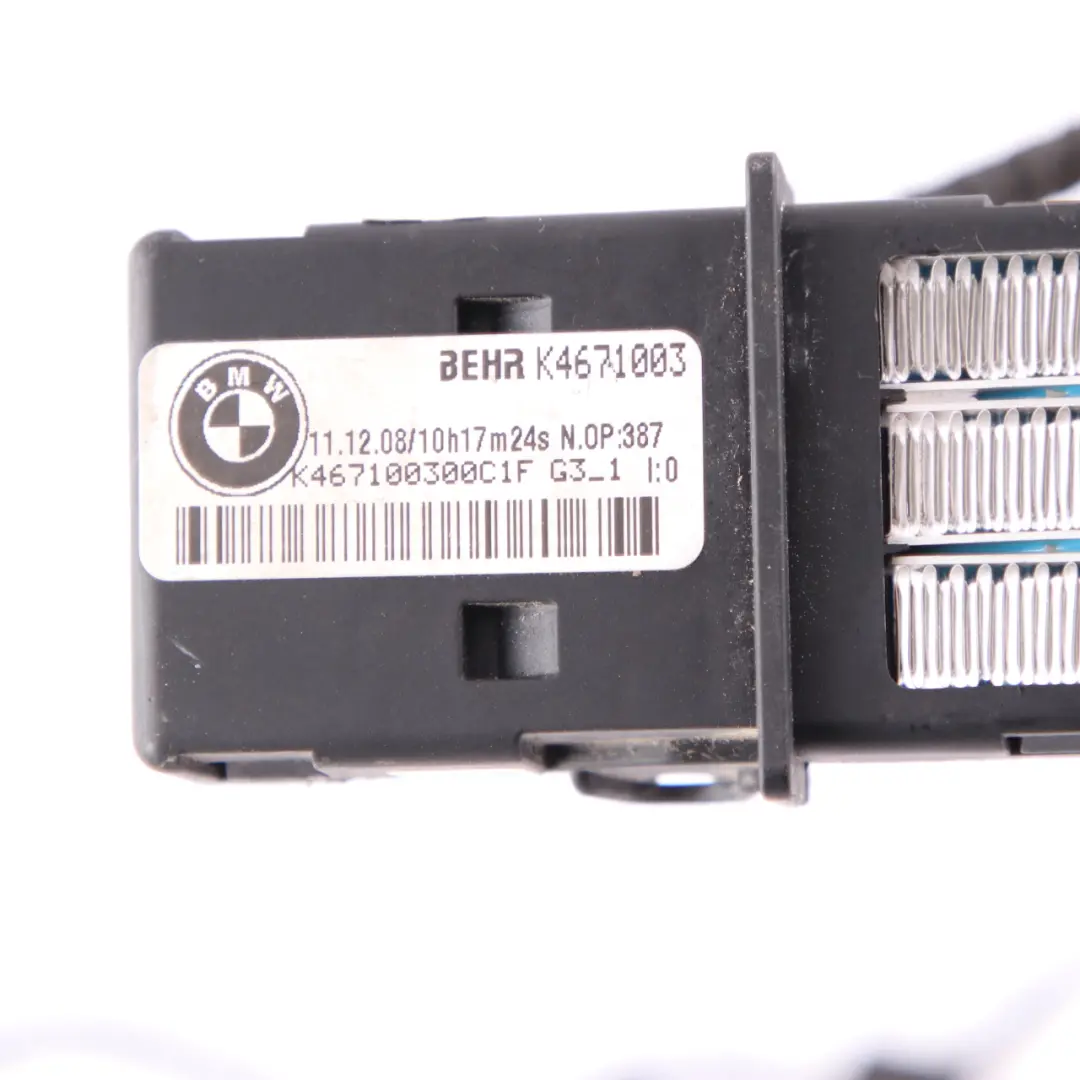 BMW X5 E70 F15 F85 G05 Third Row Seat Auxiliary Heater Matrix Wiring 9118838 - SKU 9118073 - Part number 9118073