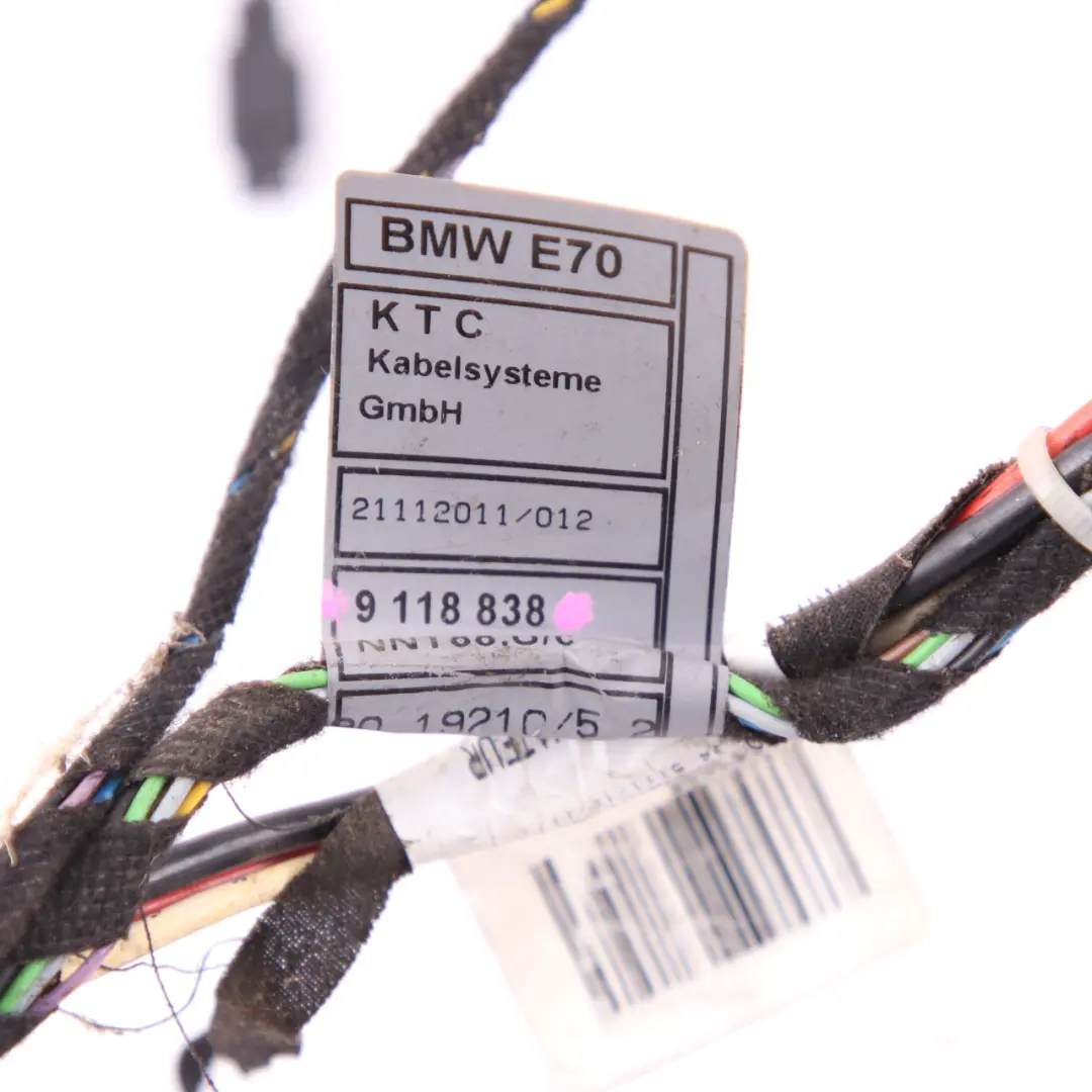 BMW X5 E70 F15 F85 G05 Third Row Seat Auxiliary Heater Matrix Wiring 9118838 - SKU 9118073 - Part number 9118073