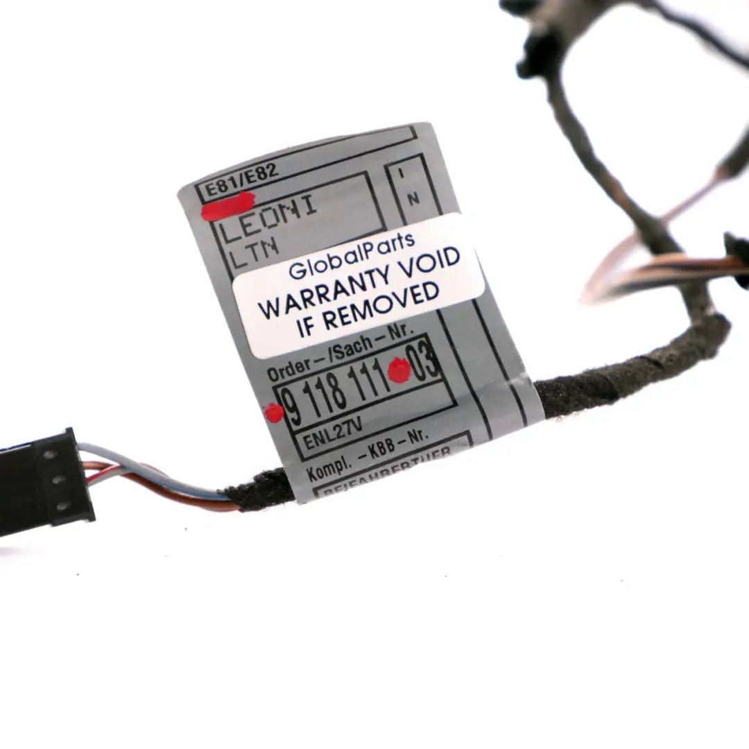Tür Kabelbaum Kabelbaum für BMW 1 E81 E82 mit Teilenummer 9118111 BMW 1 E81 E82 Tür Kabelbaum Kabelbaum - SKU 9118111 - Teilenummer 9118111