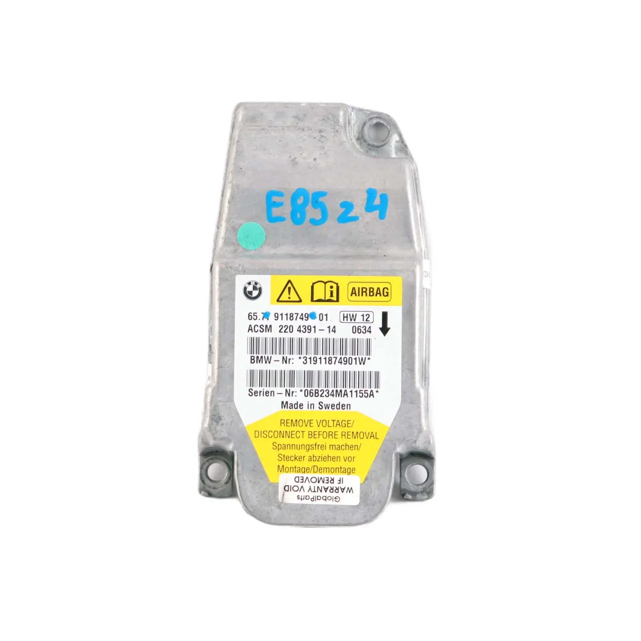 BMW Z4 E85 E86 Air ECU Unidad de Control Modulo 9118749