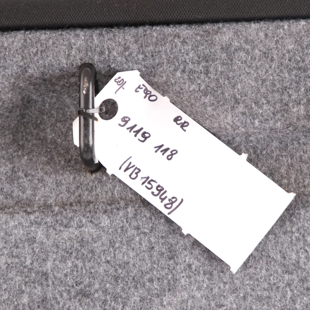 Backrest BMW E90 Rear Right O/S Cloth Cover Fluid Linea Anthracite to Seat with Part number 9119118 Seat Backrest BMW E90 Rear Right O/S Cloth Cover Fluid Linea Anthracite - SKU 9119118 - Part number 9119118