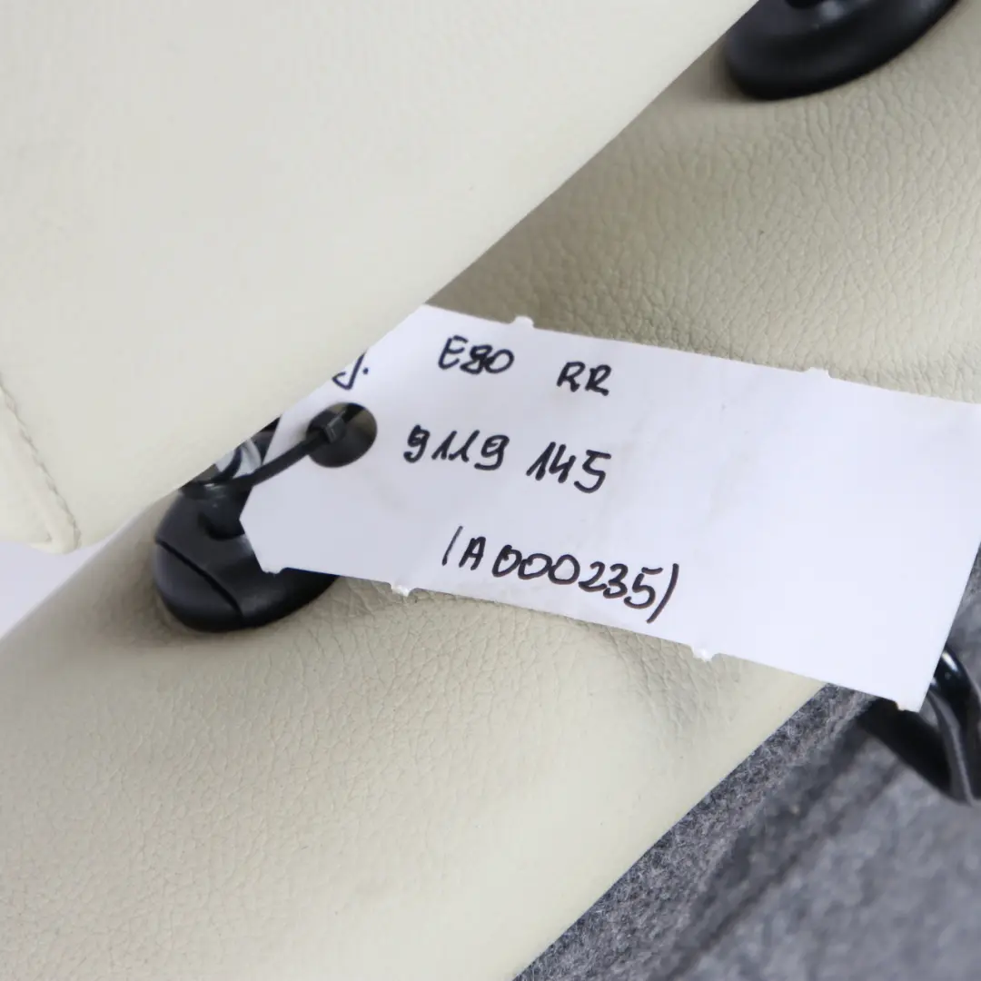 Backrest BMW E90 LCI Rear Right O/S Cover Leather Dakota Lemon to Seat with Part number 9119145 Seat Backrest BMW E90 LCI Rear Right O/S Cover Leather Dakota Lemon - SKU 9119145 - Part number 9119145