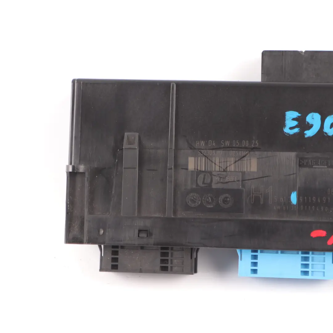 BMW E90 ECU Body Control Module Unit Junction Box H1 PL2 JBBFE - SKU 9119491-1 - Part number 9119491