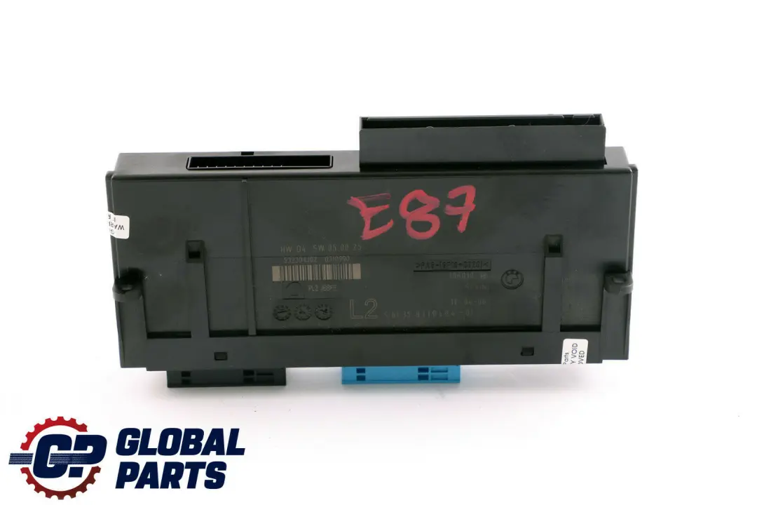 ECU Caja Conexiones Modulo Control de Carroceria L2 6135 para BMW E87 con número de pieza 9119494 BMW E87 ECU Caja Conexiones Modulo Control de Carroceria L2 6135 - SKU 9119494 - Número de pieza 9119494