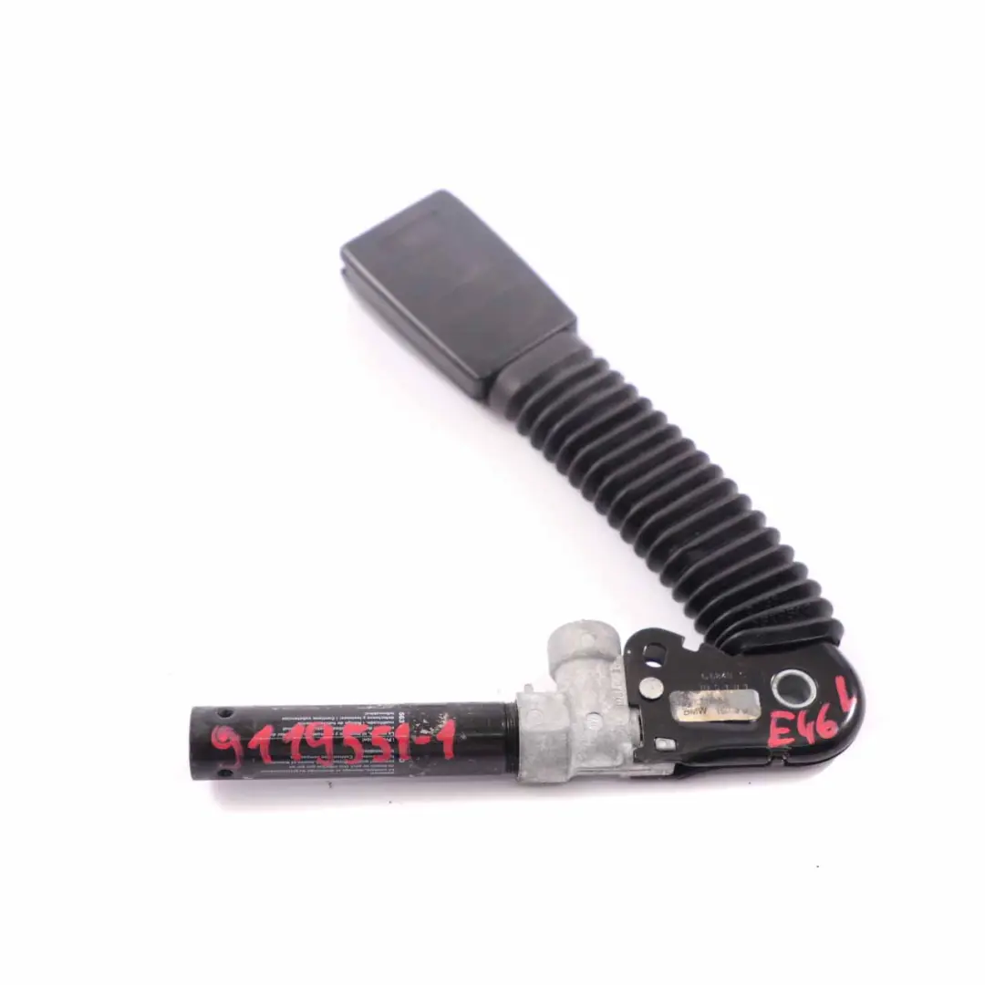 BMW E46 E63 Lower Belt With Left Seat Safety Belt Tensioner N/S - SKU 9119551-1 - Part number 9119551