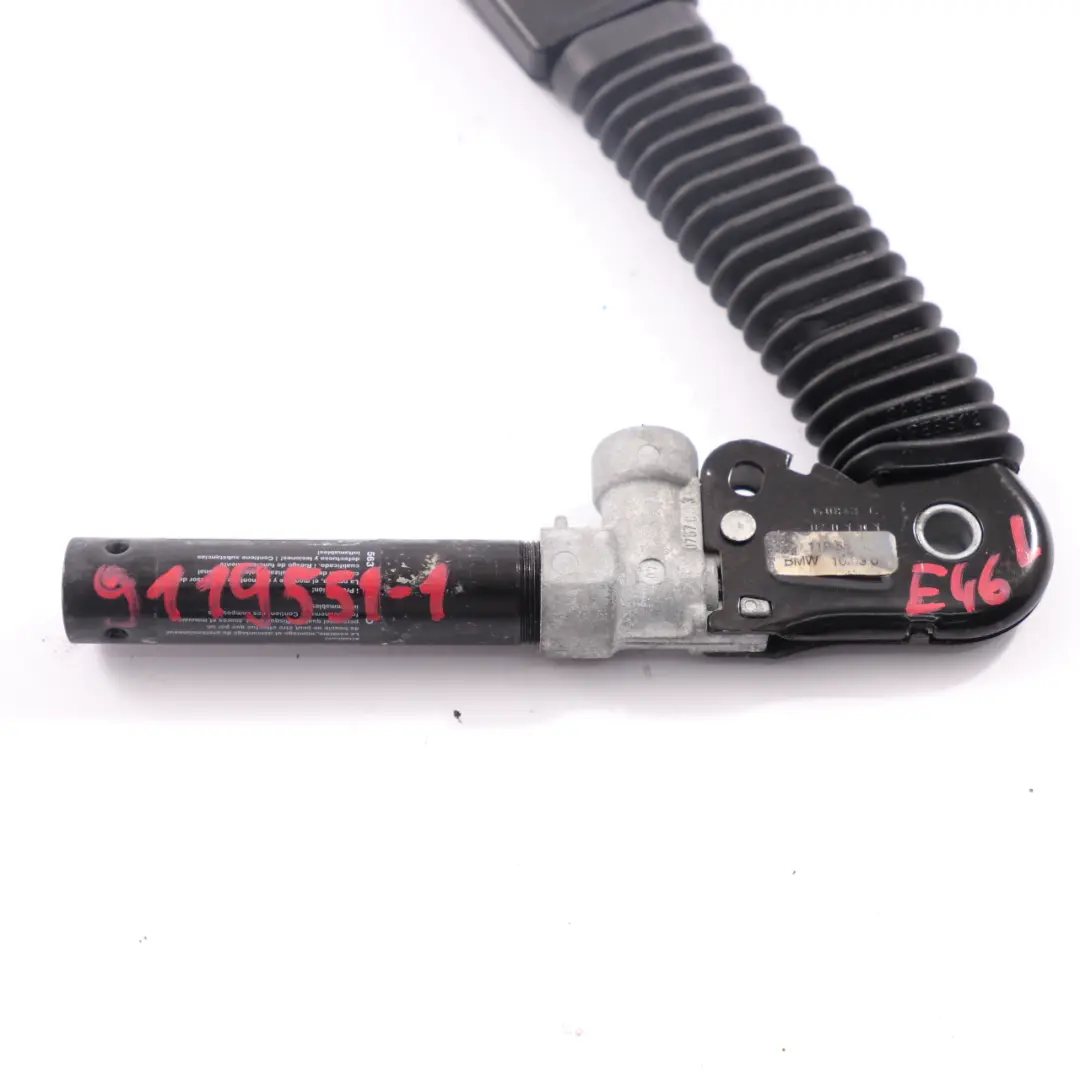 BMW E46 E63 Lower Belt With Left Seat Safety Belt Tensioner N/S - SKU 9119551-1 - Part number 9119551