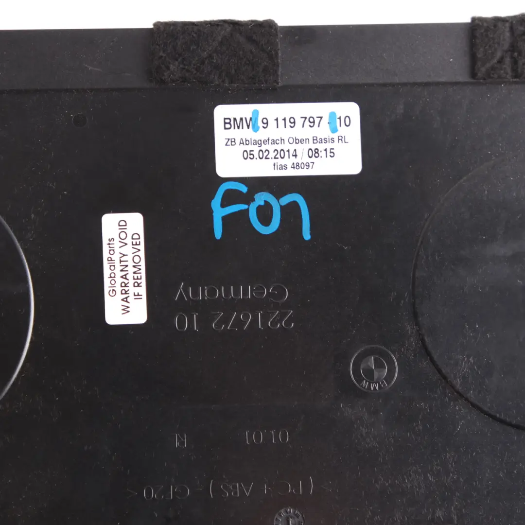 Armaturenbrett Staukasten Fach Instrumenten Tafel für BMW F01 F02 mit Teilenummer 9119797 BMW F01 F02 Armaturenbrett Staukasten Fach Instrumenten Tafel - SKU RHD-9119797 - Teilenummer 9119797