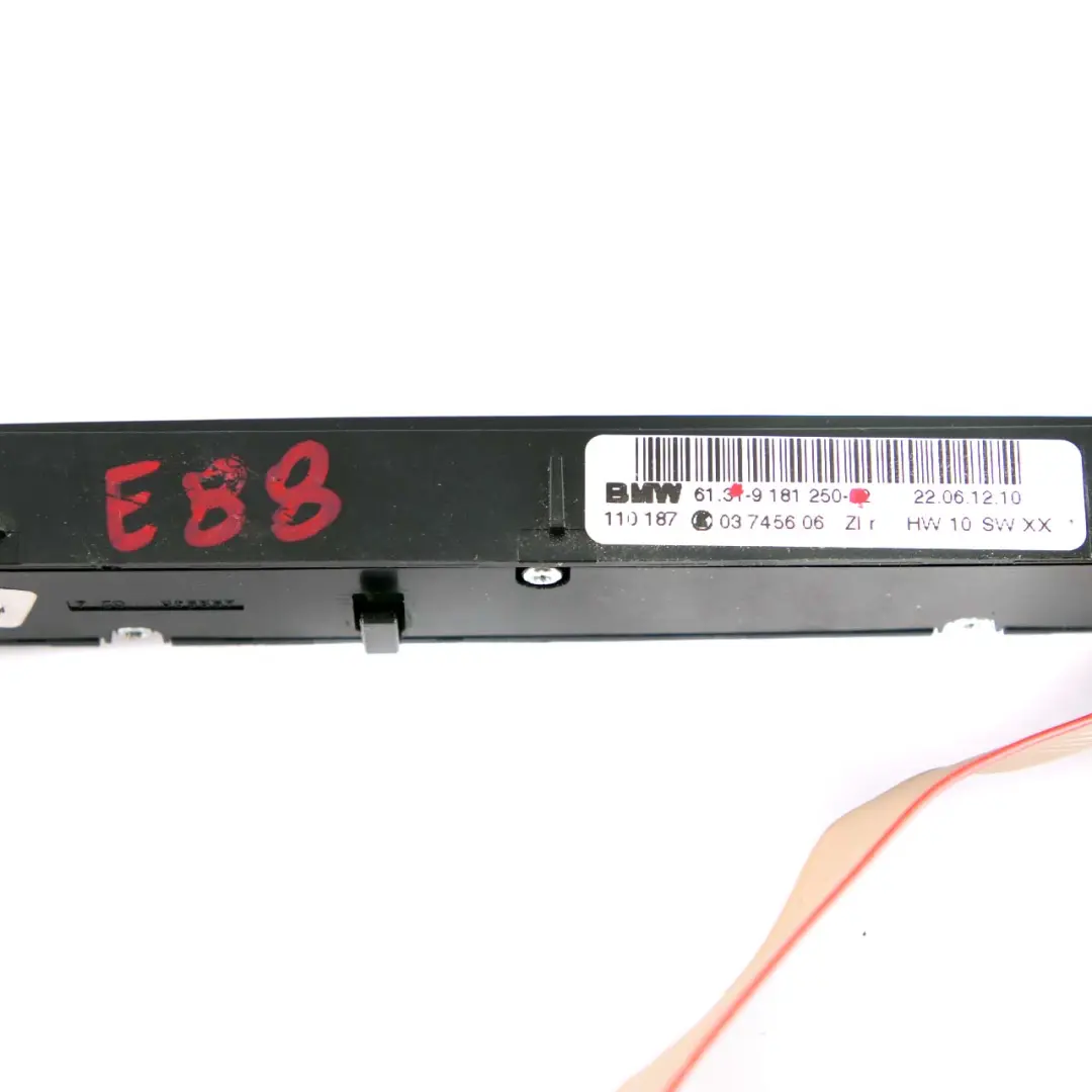 BMW E88 Control Panel Centre Console Switch Center Buttons - SKU 9120028 - Part number 9181258