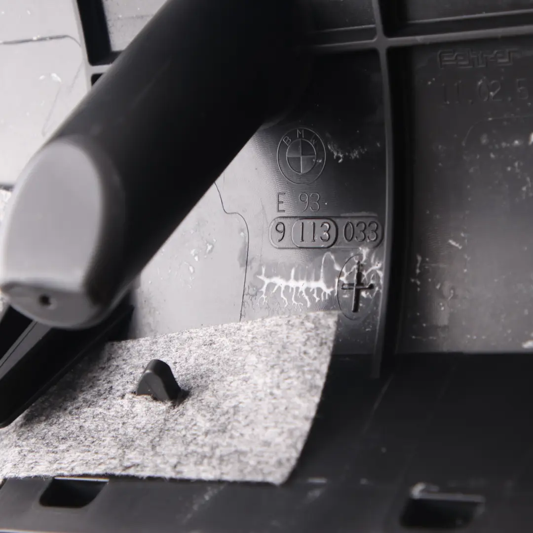 Acabado Lateral Asiento Trasero Izquierdo Lateral Tela Antracita para BMW E93 Cabrio con número de pieza 9120373 BMW E93 Cabrio Acabado Lateral Asiento Trasero Izquierdo Lateral Tela Antracita - SKU 9120373 - Número de pieza 9120373