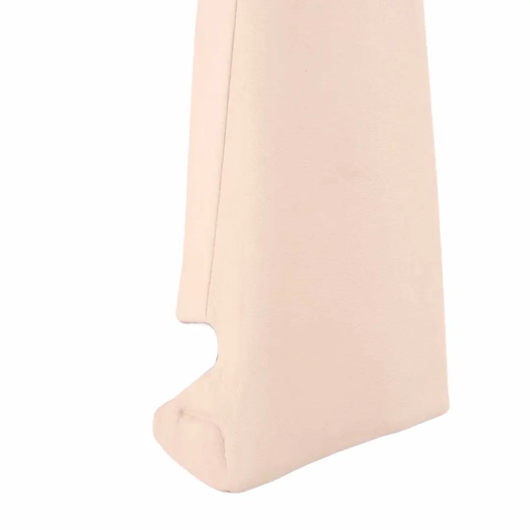 Side Finisher Rear Seat Left N/S Lateral Cover Cream Beige Leather to BMW E93 with Part number 9120395 BMW E93 Side Finisher Rear Seat Left N/S Lateral Cover Cream Beige Leather - SKU 9120395 - Part number 9120395