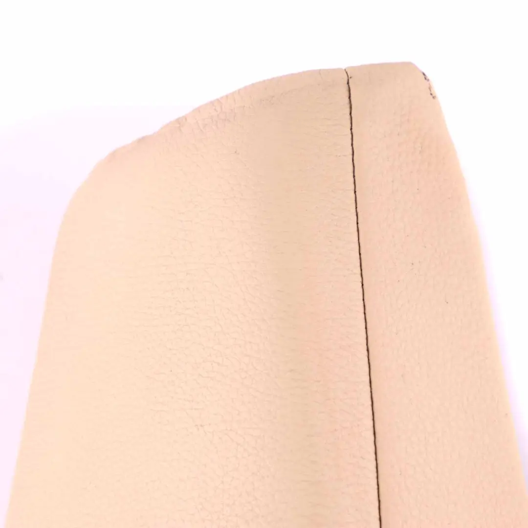 Side Finisher Rear Seat Right O/S Lateral Cover Cream Beige Leather to BMW E93 with Part number 9120396 BMW E93 Side Finisher Rear Seat Right O/S Lateral Cover Cream Beige Leather - SKU 9120396 - Part number 9120396