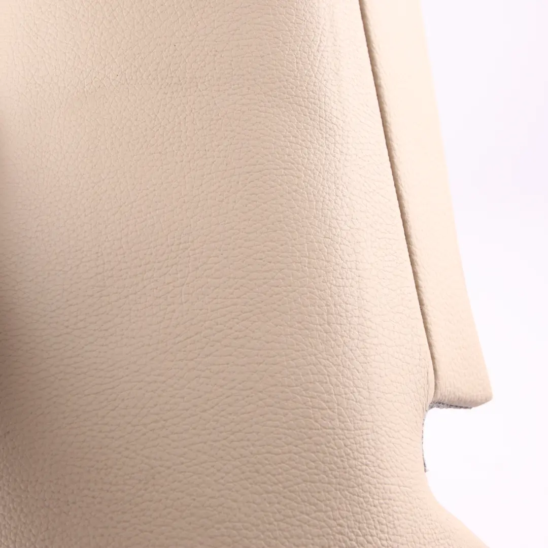 Side Finisher Rear Seat Right O/S Lateral Cover Cream Beige Leather to BMW E93 with Part number 9120396 BMW E93 Side Finisher Rear Seat Right O/S Lateral Cover Cream Beige Leather - SKU 9120396 - Part number 9120396