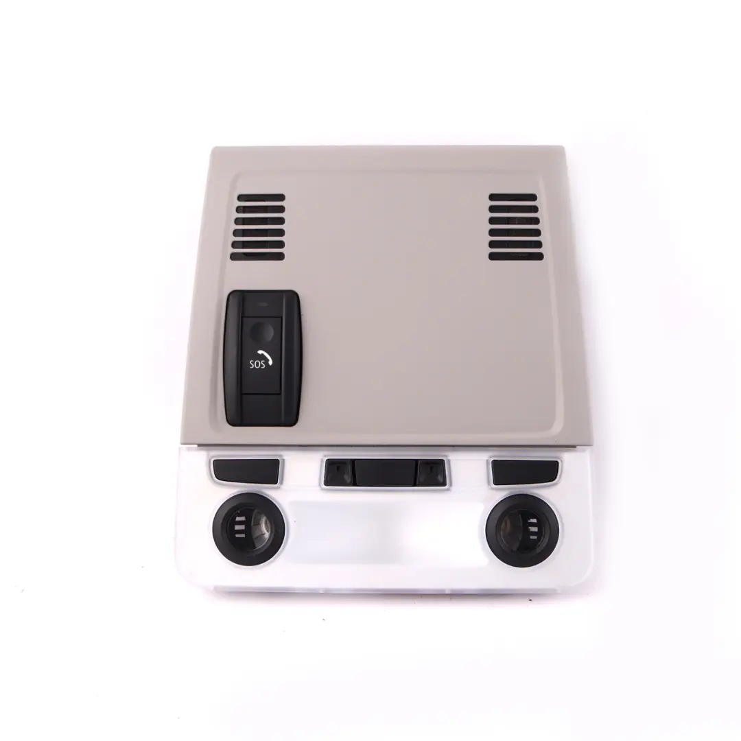 Roof Switch Unit Light Control SOS Button Grey to BMW E90 E91 E92 LCI with Part number 9120460 BMW E90 E91 E92 LCI Roof Switch Unit Light Control SOS Button Grey - SKU 9120460 - Part number 9120460