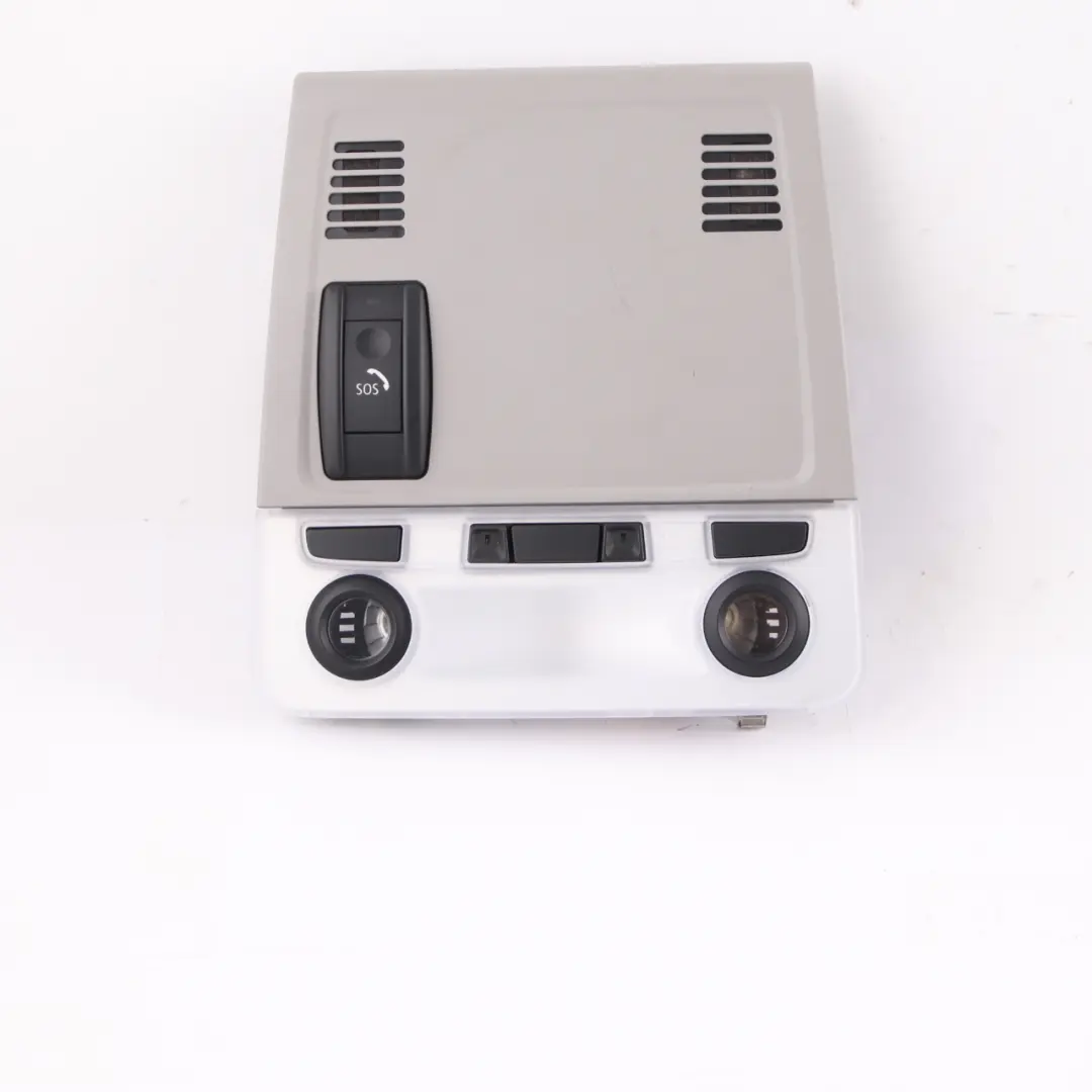 BMW E90 E91 E92 LCI Roof Switch Unit Light Control SOS Button Grey - SKU 9120460 - Part number 9120460