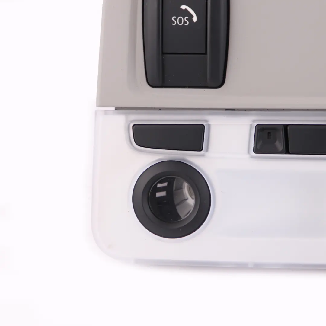 BMW E90 E91 E92 LCI Roof Switch Unit Light Control SOS Button Grey - SKU 9120460 - Part number 9120460