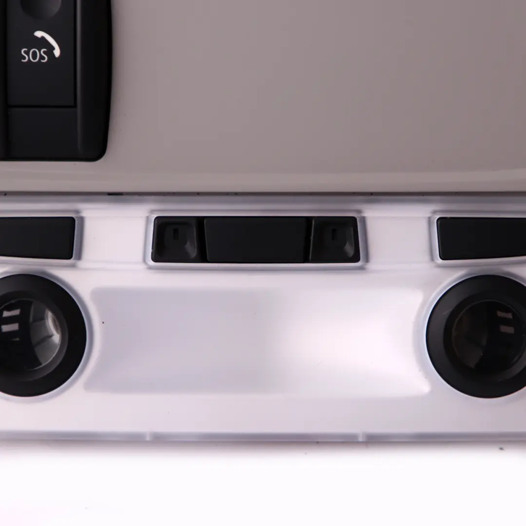 BMW E90 E91 E92 LCI Roof Switch Unit Light Control SOS Button Grey - SKU 9120460 - Part number 9120460