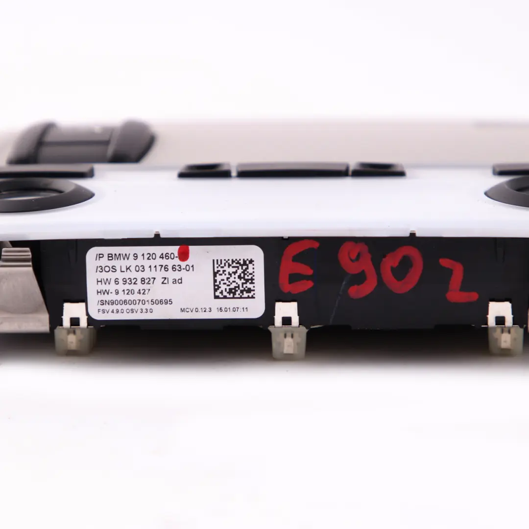 BMW E90 E91 E92 LCI Roof Switch Unit Light Control SOS Button Grey - SKU 9120460 - Part number 9120460