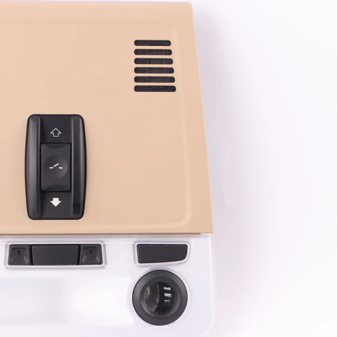 Roof Light Front Reading Lamp Interior Panel Switch Unit Beige to BMW E90 with Part number 9120473 BMW E90 Roof Light Front Reading Lamp Interior Panel Switch Unit Beige - SKU 9120473 - Part number 9120473
