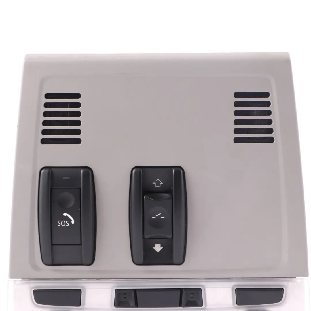 Roof Light Switch Unit Module SOS Sunroof Grey to BMW E90 E92 with Part number 9120484 BMW E90 E92 Roof Light Switch Unit Module SOS Sunroof Grey - SKU 9120484 - Part number 9120484