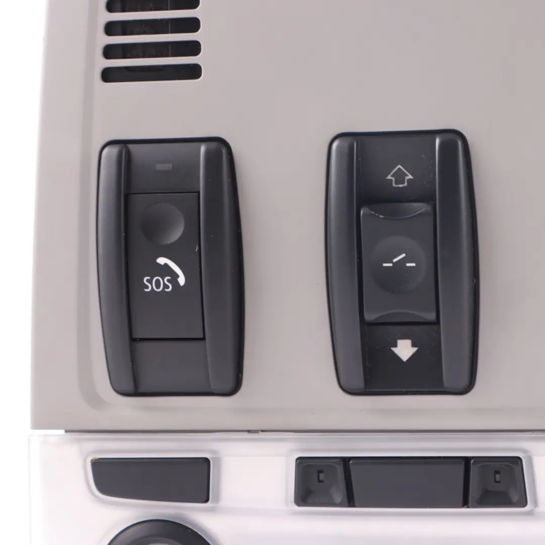Roof Light Switch Unit Module SOS Sunroof Grey to BMW E90 E92 with Part number 9120484 BMW E90 E92 Roof Light Switch Unit Module SOS Sunroof Grey - SKU 9120484 - Part number 9120484