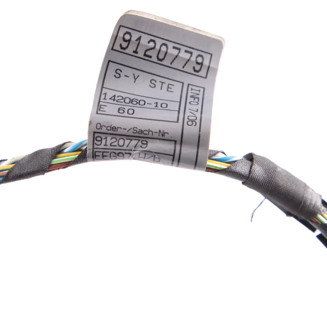 Door Wiring Loom BMW E60 E61 Front Wiring Harness Driver's Side to with Part number 9120784 Door Wiring Loom BMW E60 E61 Front Wiring Harness Driver's Side - SKU 9120784 - Part number 9120784