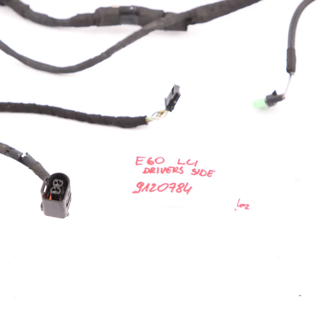 Door Wiring Loom BMW E60 E61 Front Wiring Harness Driver's Side to with Part number 9120784 Door Wiring Loom BMW E60 E61 Front Wiring Harness Driver's Side - SKU 9120784 - Part number 9120784