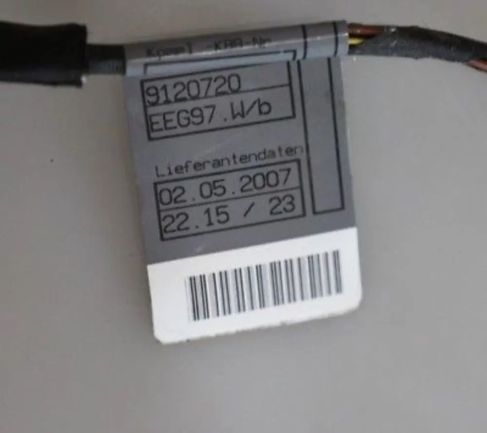 Reihe E60 E61 LCI rechte / linke hintere Tür Kabelsatz für BMW 5 mit Teilenummer 9120798 BMW 5 Reihe E60 E61 LCI rechte / linke hintere Tür Kabelsatz - SKU 9120798 - Teilenummer 9120798