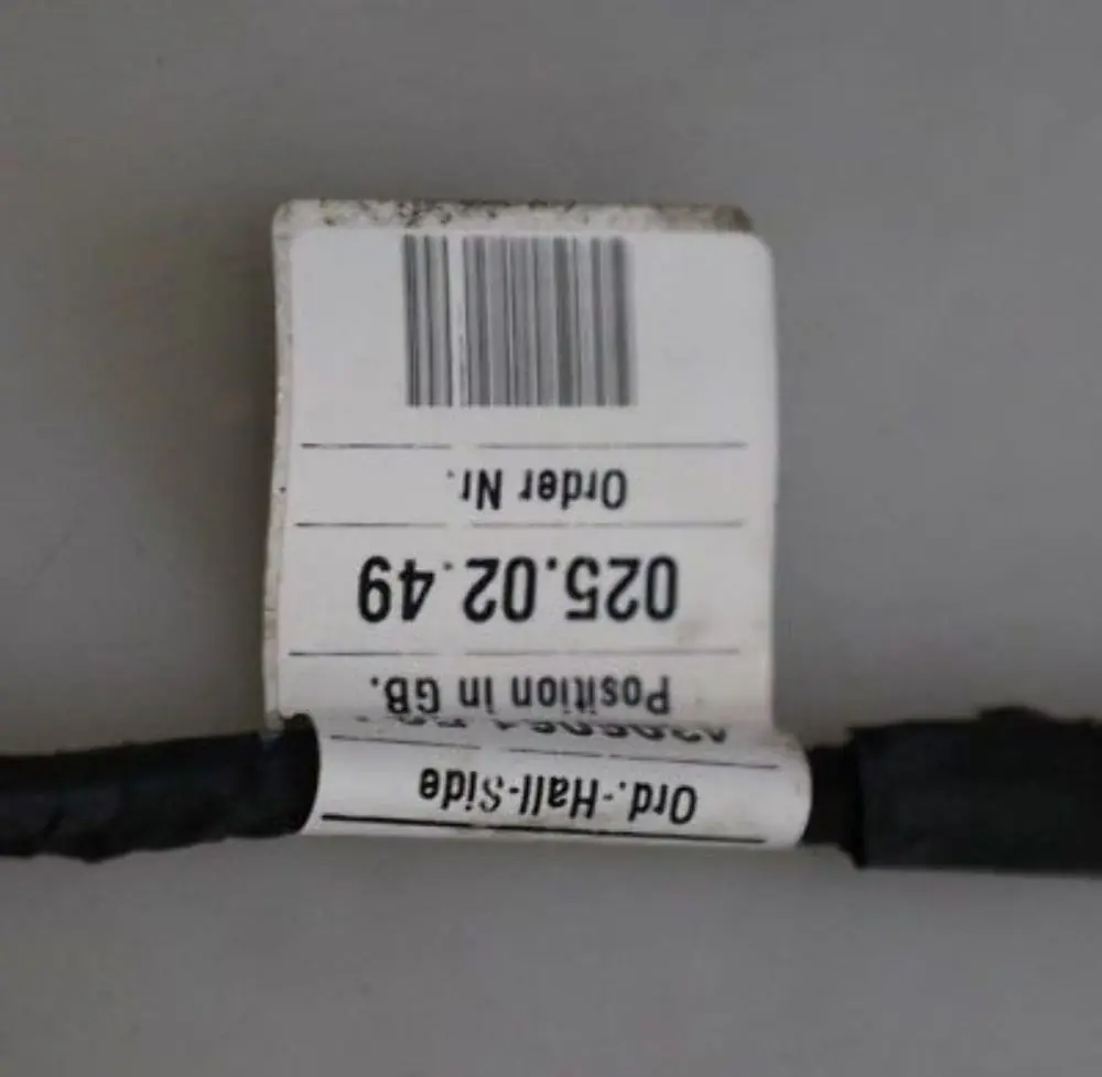 BMW 5 Reihe E60 E61 LCI rechte / linke hintere Tür Kabelsatz - SKU 9120798 - Teilenummer 9120798