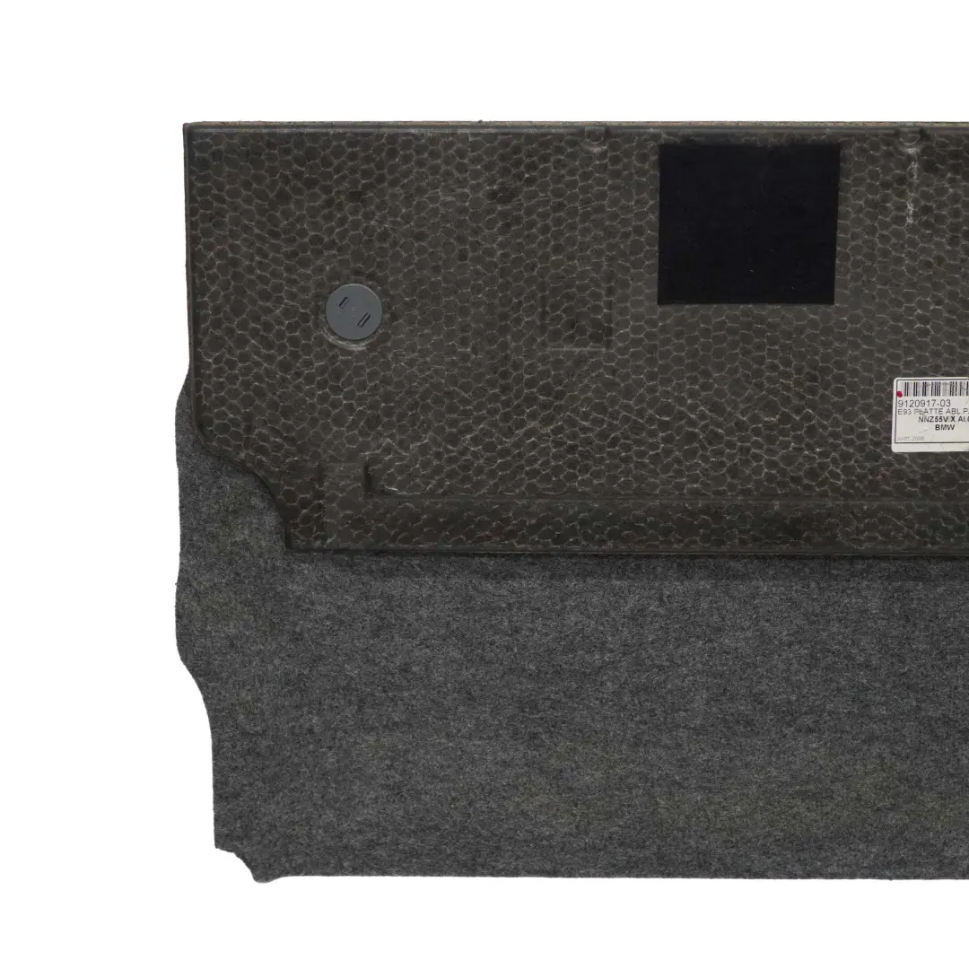 Reihe E93 Coupe Gepäckraum Kofferaum Trennwand Verkleidung für BMW 3 mit Teilenummer 9120917 BMW 3 Reihe E93 Coupe Gepäckraum Kofferaum Trennwand Verkleidung - SKU 9120917 - Teilenummer 9120917