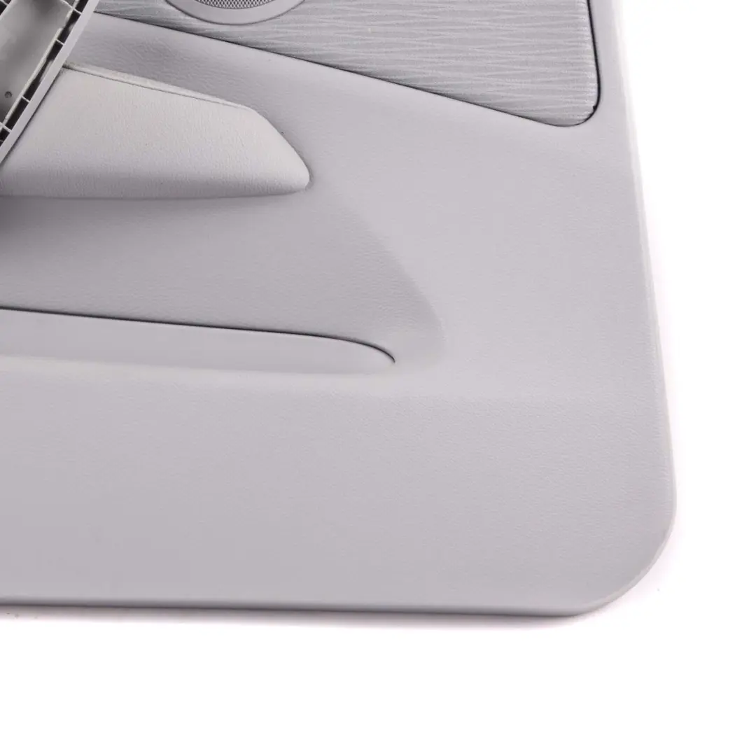 BMW E87 LCI Scheda Porta Anteriore Sinistra Pannello Trim Tessuto Alaska Grigio - SKU 9121143 - Numero di parte 9121143