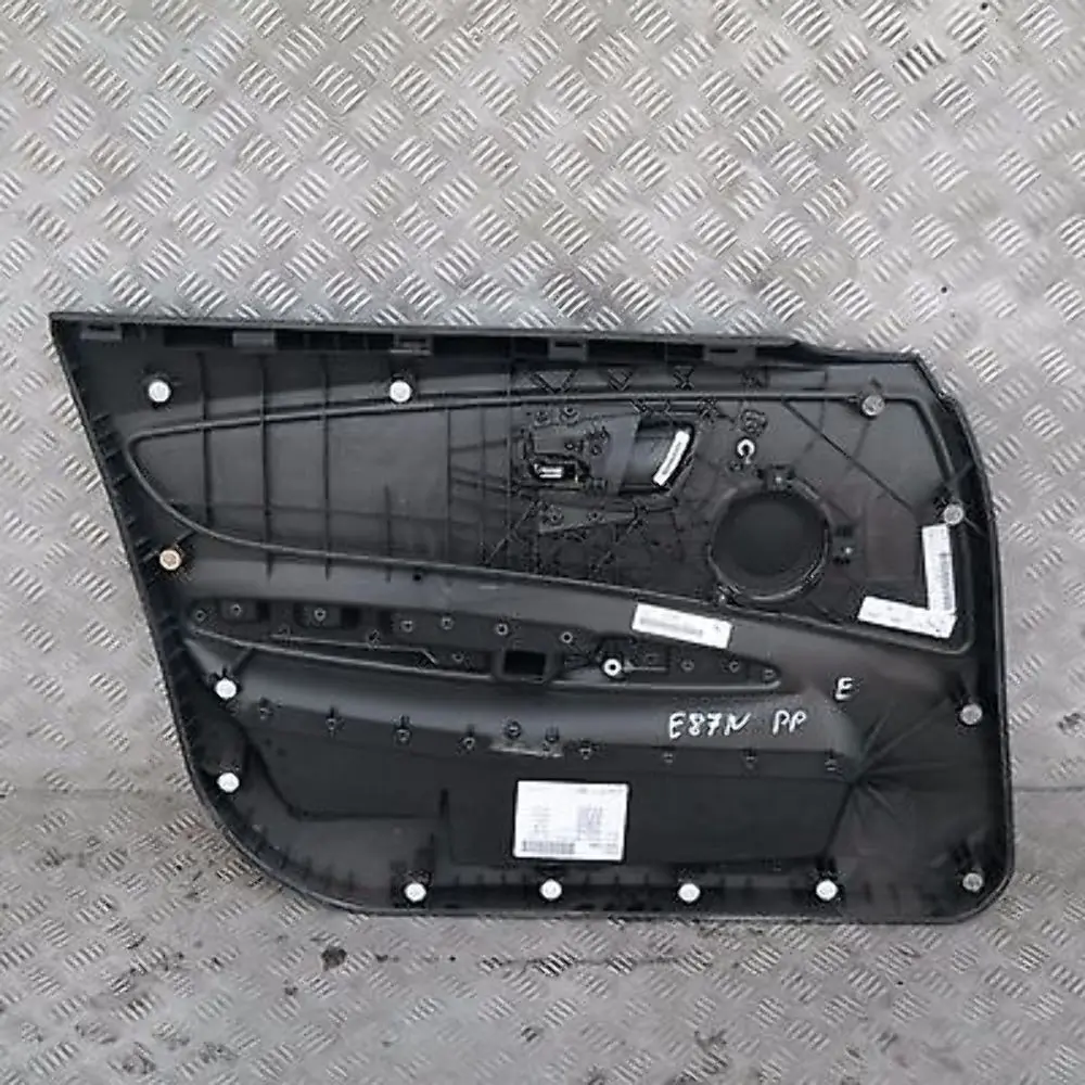 BMW E87 LCI Tapicerka boczek drzwi prawy przód - SKU 9121148 - Numer Części 51419121148