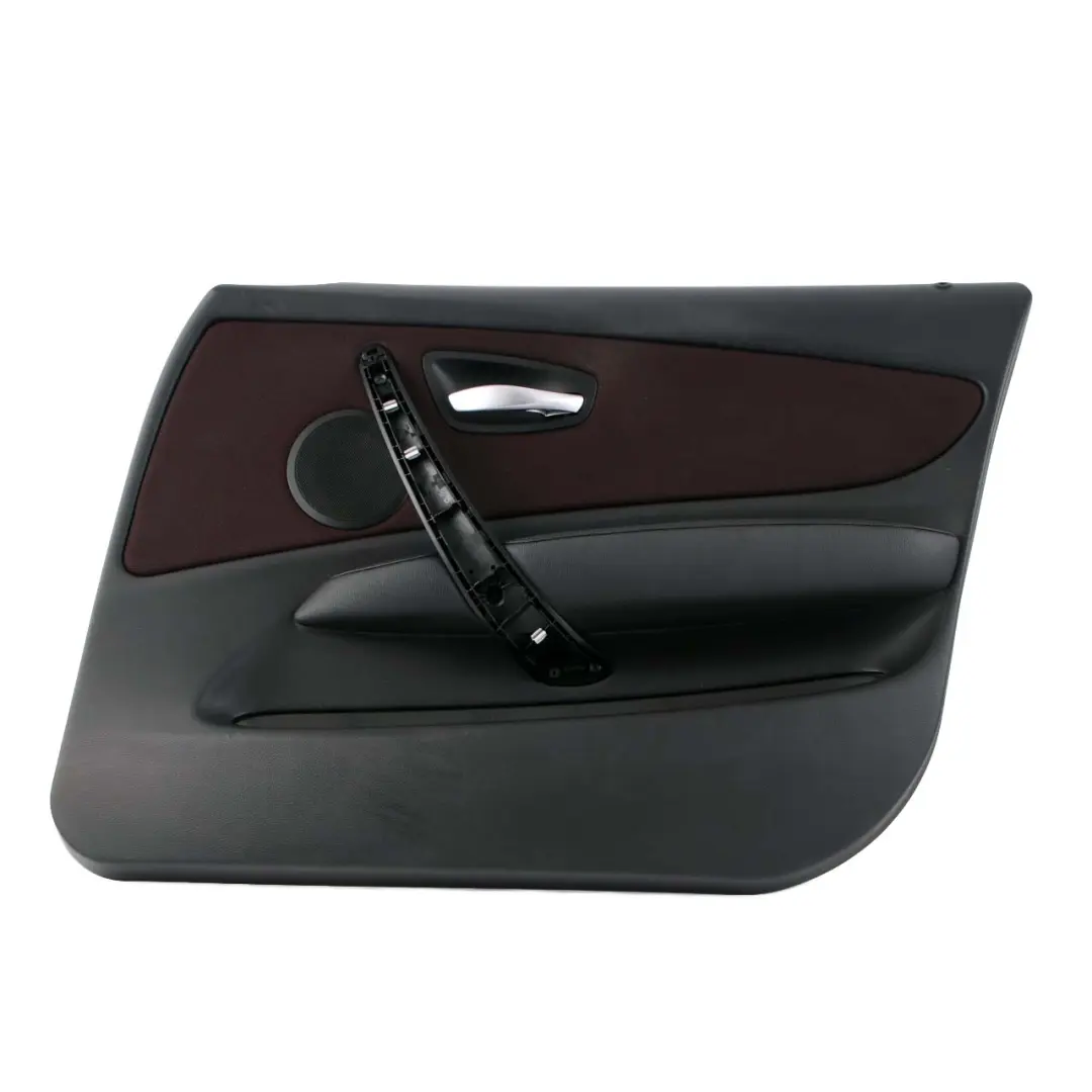 BMW E87 LCI Front Right O/S Door Card Panel Cloth Network Cranberry Red - SKU 9121150 - Part number 9121150