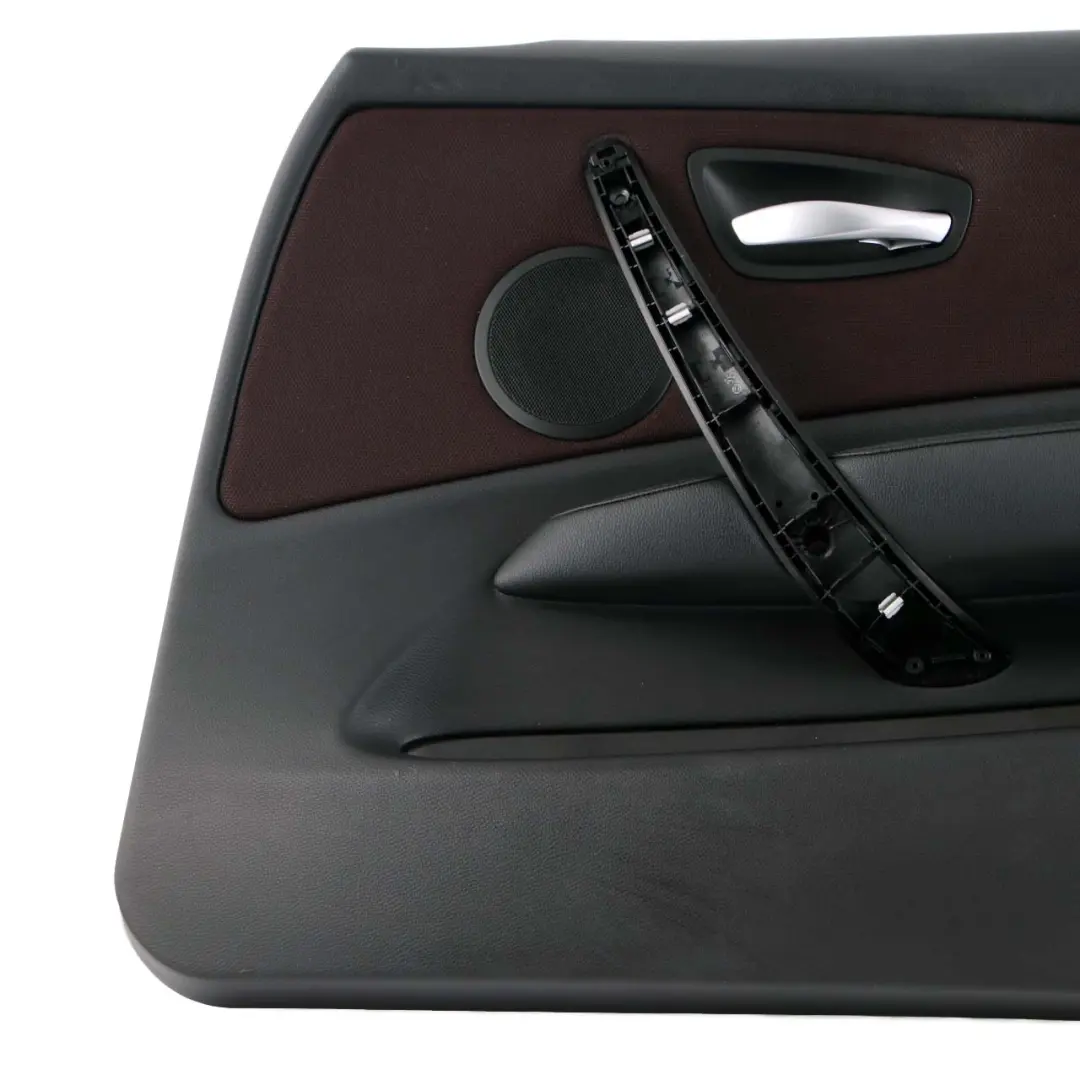 BMW E87 LCI Front Right O/S Door Card Panel Cloth Network Cranberry Red - SKU 9121150 - Part number 9121150
