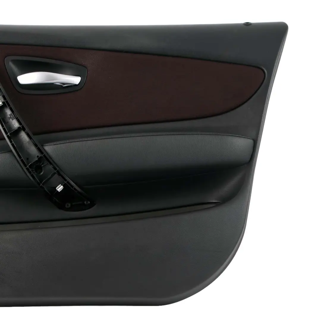 Front Right O/S Door Card Panel Cloth Network Cranberry Red to BMW E87 LCI with Part number 9121150 BMW E87 LCI Front Right O/S Door Card Panel Cloth Network Cranberry Red - SKU 9121150 - Part number 9121150