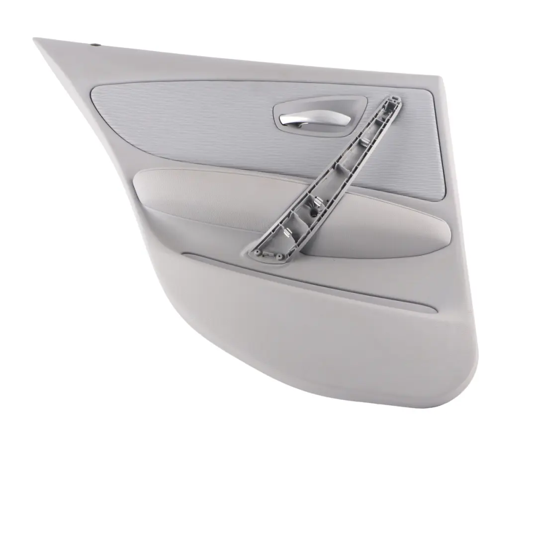 BMW E87 LCI Door Card Rear Left N/S Trim Panel Fabric Elektra Alaska Grey - SKU 9121191 - Part number 9121191