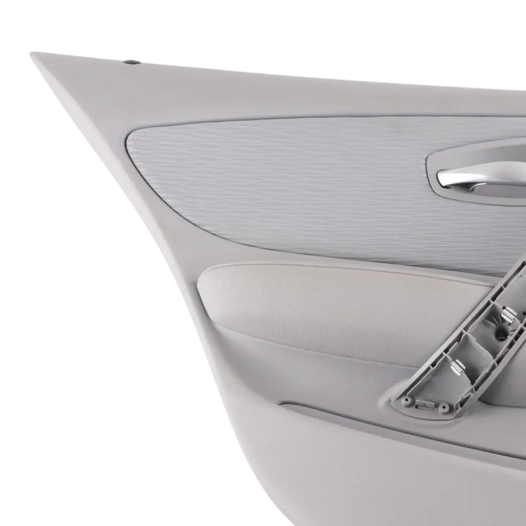 BMW E87 LCI Door Card Rear Left N/S Trim Panel Fabric Elektra Alaska Grey - SKU 9121191 - Part number 9121191