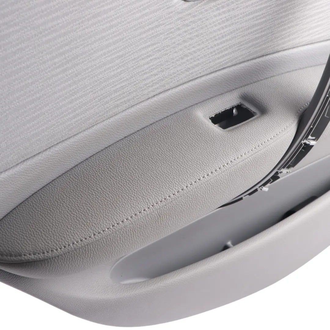 Door Card Rear Left N/S Trim Panel Fabric Elektra Alaska Grey to BMW E87 LCI with Part number 9121191 BMW E87 LCI Door Card Rear Left N/S Trim Panel Fabric Elektra Alaska Grey - SKU 9121191 - Part number 9121191