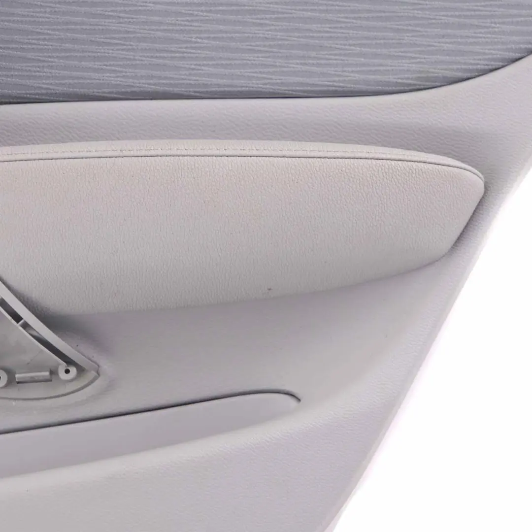 BMW E87 LCI Door Card Rear Right O/S Trim Panel Fabric Elektra Alaska Grey - SKU 9121192 - Part number 9121192