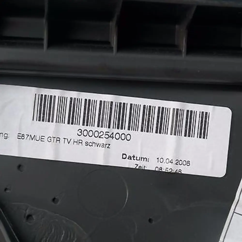 BMW 1 Serie E87 LCI E87N Porte Tissu Arriere Droite Active Bleu - SKU 9121196 - Numéro de pièce 51419121196