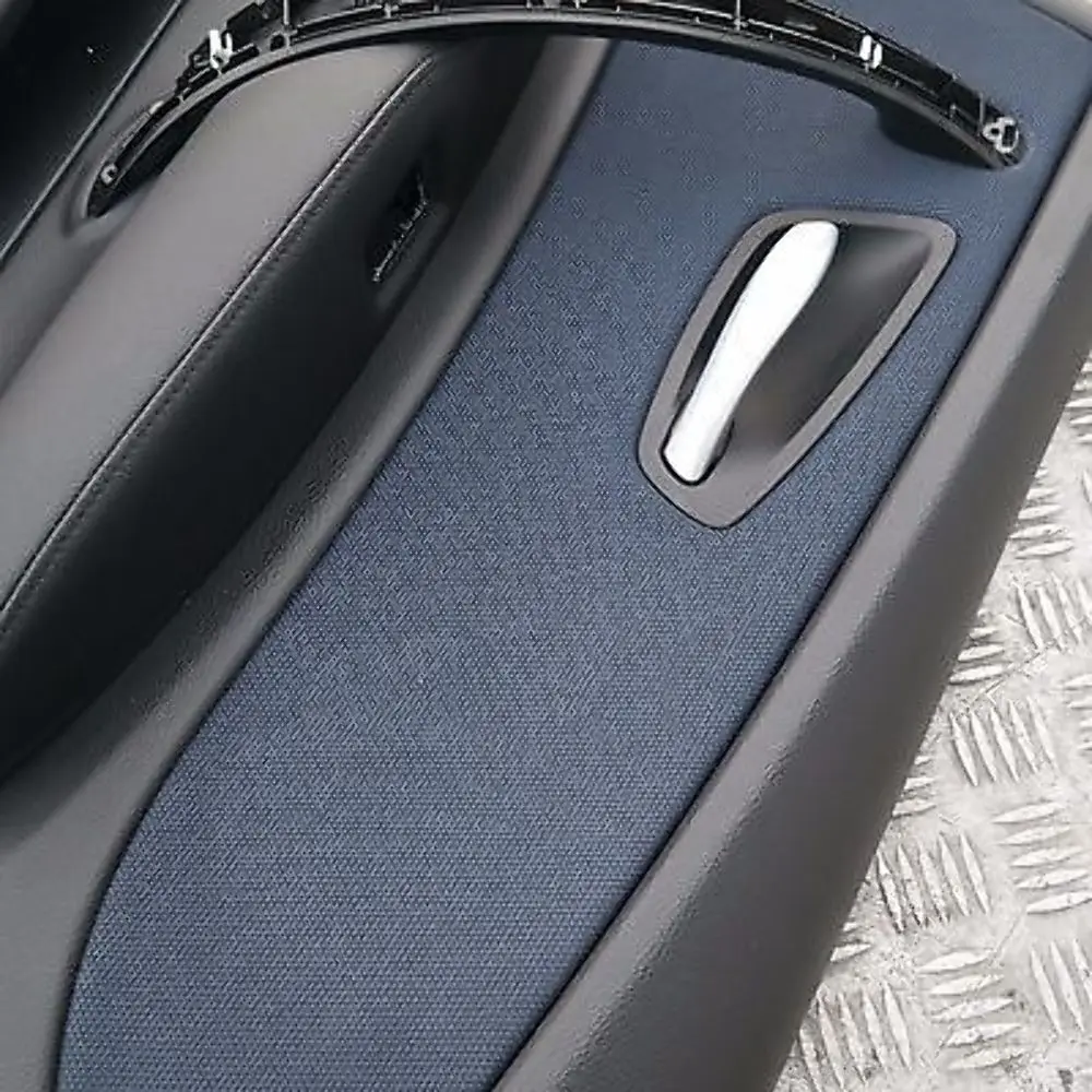 BMW 1 SERIES E87 LCI E87N DOOR CARD LINING PANEL REAR RIGHT O/S ACTIVE BLUE - SKU 9121196 - Part number 51419121196